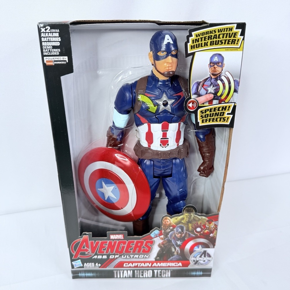 Marvel Avengers Age of Ultron‎ Captain America Titan Hero Tech 12" Action Figure
